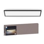 Philips Hue Aurelle LED Panelleuchte 120x30 cm – Smart Home Deckenleuchte mit Sprachsteuerung
