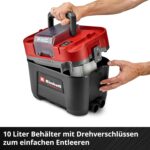 Einhell Professional Akku-Nass-Trockensauger TP-VC 18/10 Li BL – 18 V Brushless – Bild 10
