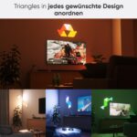 Nanoleaf Shapes Triangle Starter Kit – 9 RGBW LED Panels mit Musik & Bildschirm Sync – Bild 3
