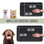 KaraLuna Silikon Napfunterlage 60x40 cm – Rutschfeste Futtermatte für Hunde & Katzen – Bild 6