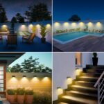 Peasur Solar-Bewegungsmelder Aussenleuchte Warmweiss – 138 LED, 3er Set, IP65 – Bild 6