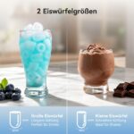Gevi Eiswürfelmaschine Mini mit Selbstreinigung – 9 Eiswürfel in 6 Minuten für Zuhause & Büro – Bild 4
