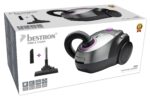 Bestron Bodenstaubsauger mit Beutel 750W – HEPA12 Filter & Teleskopstange, Lila/Silber – Bild 7