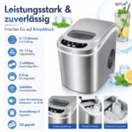 MS-Point Eiswürfelmaschine Silber – Eiskalt in 6–13 Minuten für Partys & Events – Bild 4