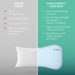 Koala Babycare Babykissen gegen Plagiozephalie bis 36 Monate – Memory Foam Kopfkissen – Bild 6