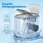 Aigostar Eiswürfelmaschine 1,5L – 9 Eiswürfel in 6 Min, Selbstreinigung & Doppeldeckel – Bild 7