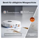 roborock Qrevo 2 Pro Saugroboter – 25.000 Pa Saugkraft mit Wischfunktion & Heisswasch-Moppstation – Bild 8