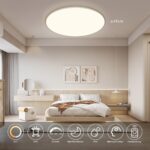 ONDTA LED Deckenleuchte 45W, 5300 lm, Dimmbar 2700K–6500K, IP54 Wasserdicht – Bild 2