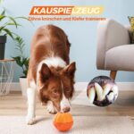 LIFLIX Schleckball für Hunde zum Einfrieren – Interaktives Beschäftigungsspielzeug für grosse Hunde – Bild 5