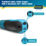 HAZET Akku-Stabschrauber 9230B-2 – Kompakt 4V/2Ah mit LED für Profis – Bild 8