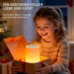 Auxmir LED Nachttischlampe Dimmbar mit Fernbedienung – 3000mAh USB-Akku, 13 Farben, 5 Modi – Bild 9