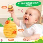 JoyCat Bienenstock Babyspielzeug ab 6 Monate – Sensorisches Montessori Lernspielzeug – Bild 5