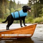 VIVAGLORY Hundeschwimmweste Grösse M mit Ripstop – Sicherheit & Auftrieb für Wassersport – Bild 3