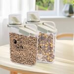 ZoeQide Katzenfutter Behälter 2.8L – Aufbewahrungsbox mit Messbecher & Deckel – Bild 7