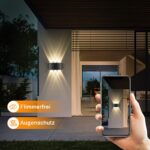 GOOSKI LED Wandleuchte IP65 6W – Warmweiss Up & Down Licht für Innen & Aussen – Bild 4