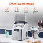 VEVOR Eiswürfelmaschine 24 Würfel in 15 Min – 20,4 kg/24h Eisproduktion für Küche & Bar – Bild 2