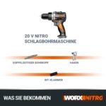 WORX WX352.9 20V Akku-Schlagbohrschrauber – 60Nm Drehmoment & bürstenloser Motor – Bild 5