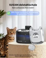 AIAUON Katzenbrunnen kabellos 3,5L – Ultra-leise mit Bewegungsmelder & 30 Tage Akkulaufzeit – Bild 9