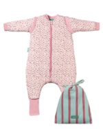 80 cm Baby-Schlafsack mit Füssen & abnehmbaren Ärmeln – 2.5 TOG Winterschlafsack für Babys