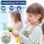 40er Set Saugnapf-Spielzeug ab 3 Jahren – Silikon Bausteine mit Dinosaurier Aufbewahrung – Bild 3