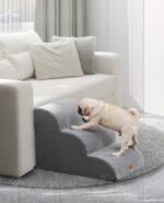 EzKamfort 3-Stufen Haustiertreppe – Rutschfeste Hundetreppe für kleine Hunde & Senioren – Bild 7