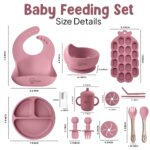 o'doe 15-teiliges Baby Entwöhnungsset mit Saugnapf – Silikon-Fütterungsset für 6–12 Monate – Bild 2
