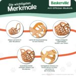 Baskerville Anti-Giftköder Maulkorb Grösse 5 – Sicher & Tiergerecht für mittelgrosse Hunde – Bild 4