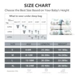 Mosebears Baby Winterschlafsack 2.5 Tog – 100% Baumwolle für Neugeborene 0-6 Monate – Bild 5