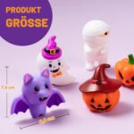 JOYIN 6er Set LED Badespielzeug Halloween – Leuchtendes Badewannenspielzeug für Kinder – Bild 3