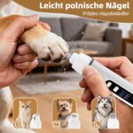 ETACCU 4-in-1 Akku-Hundetrimmer mit Keramikklinge – Leiser Tierhaarschneider für Hunde & Katzen – Bild 3