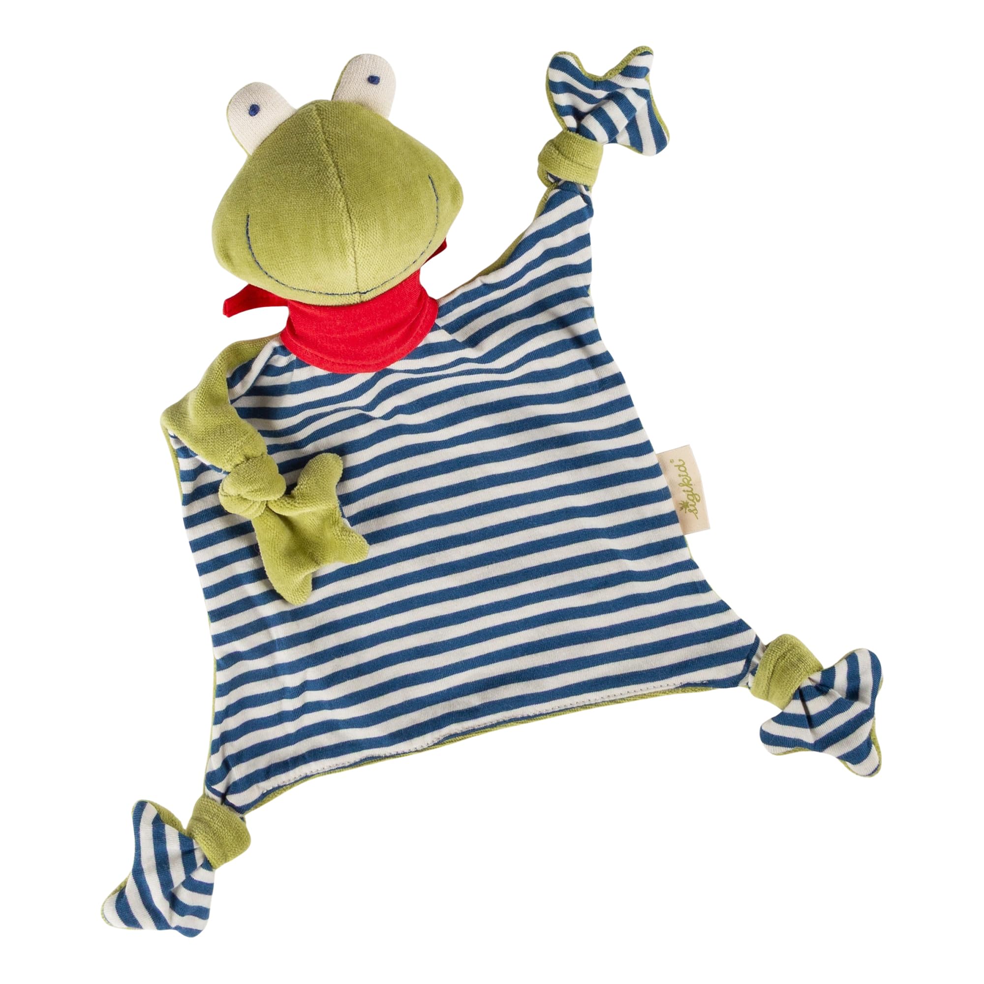 Sigikid Schnuffeltuch Frosch – Bio-Baumwolle Kuscheltuch für Babys & Kleinkinder