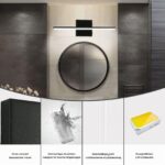 YIQAN LED-Spiegelleuchte 40cm 12W 6000K – Badezimmerleuchte IP44 für klares Licht – Bild 4