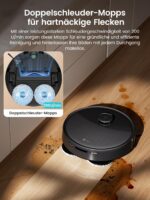 Lefant M3 Saugroboter mit Wischfunktion – 12000 Pa Saugkraft & LiDAR Navigation – Bild 2