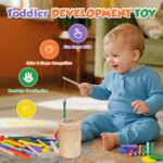 Haozozo 4-in-1 Montessori Holzspielzeug ab 1 Jahr – Motorik & Lernspielzeug für Kleinkinder – Bild 6