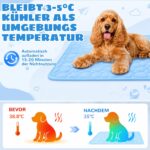 Trawsnew Kühlmatte XXL 150x100cm – Selbstkühlende Hundedecke für Sommer – Bild 5