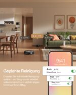 Vexilar W8 Saugroboter mit Wischfunktion – 5000Pa Saugkraft & 130 Min Laufzeit – Bild 9