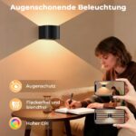 2er-Set JVURICE Akku-Wandlampe mit Bewegungssensor & Fernbedienung – 5000 mAh, 14h Laufzeit – Bild 8
