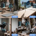 AUTOJARE 13mm Akku Schlagbohrschrauber mit Makita 18V – 90 N.m bürstenlos – Bild 9