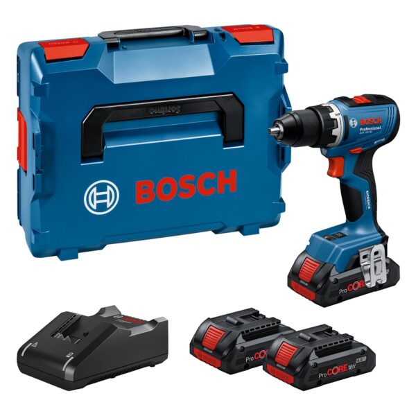 Bosch Professional GSR 18V-65 Akku-Bohrschrauber – 18V System mit Akku & L-BOXX