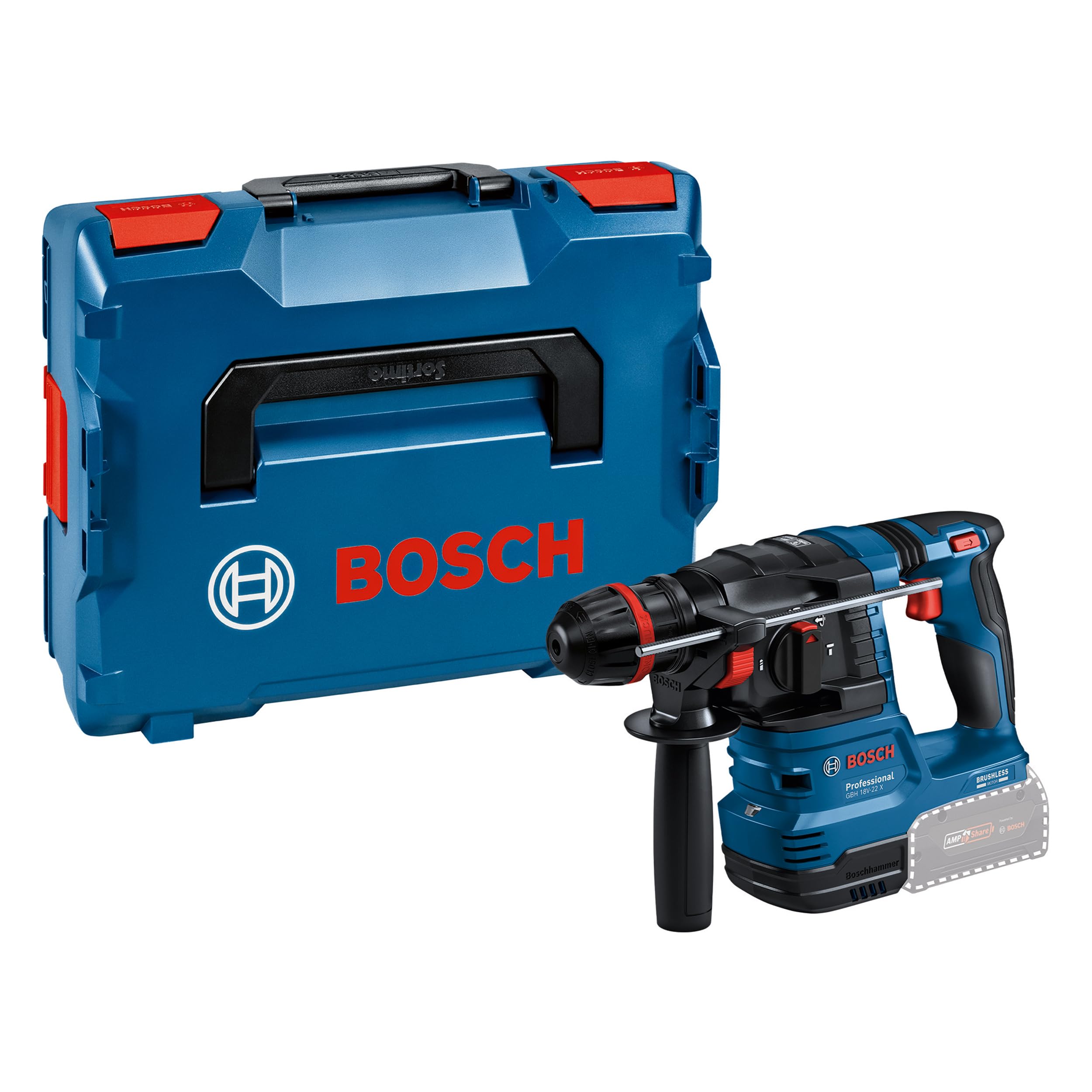 Bosch Professional GBH 18V-22 X Akku-Bohrhammer – Kraftvolles 18V System mit L-BOXX