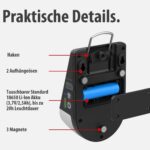 Brennenstuhl KL 300 AS Solar LED Wandleuchte – Bewegungsmelder & Akku für Camping – Bild 5