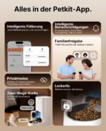 PETKIT YumShare Solo 2 Futterautomat – Intelligente Kamera mit KI-Gesichtserkennung für Katzen – Bild 5