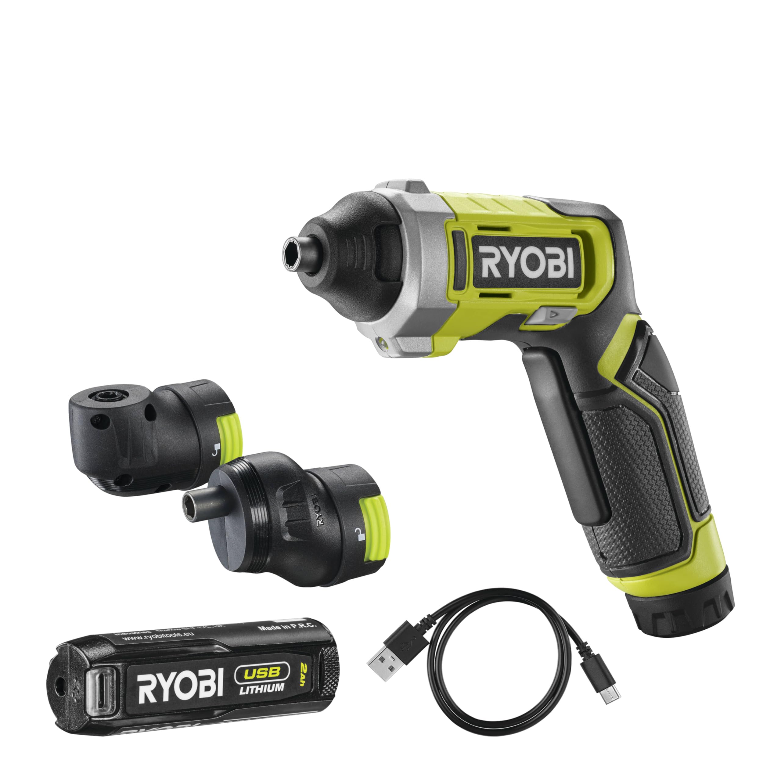 RYOBI RSD4-120TA2 4V USB-Lithium Akku-Schrauber ERGO – Kompakt & Vielseitig
