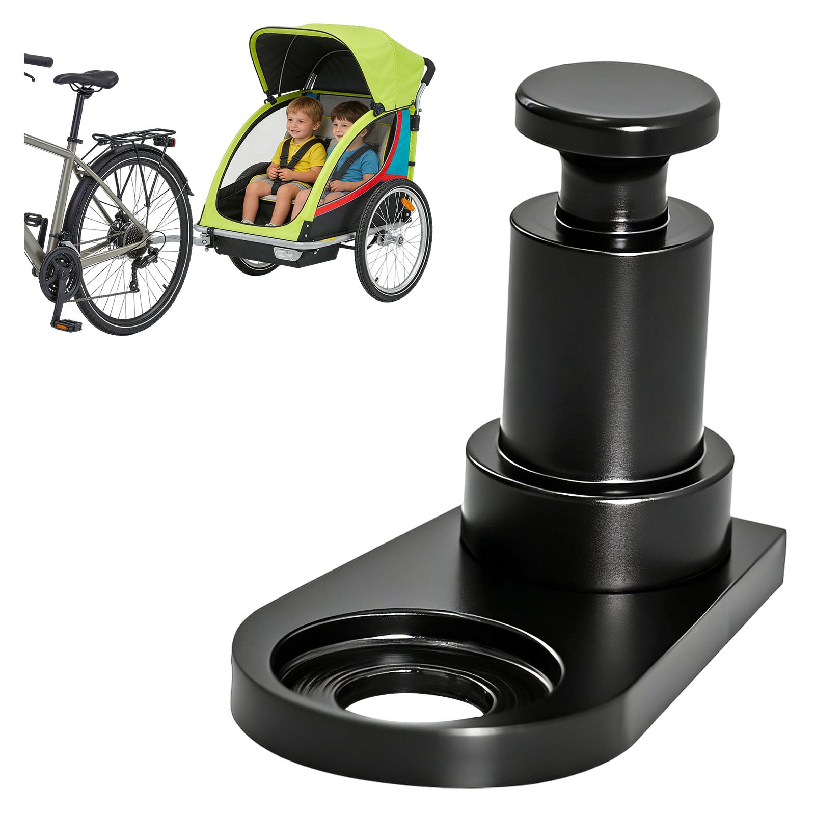 OWOAO Fahrradanhänger Kupplung – Universal Anhängerkupplung für KidKid Plus