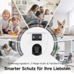VSTARCAM 6MP Doppelobjektiv Überwachungskamera – 360° PTZ mit KI-Tracking & Farbnachtsicht – Bild 6