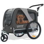 Tiggo DOGGYHUT® Premium Large 2in1 Fahrradanhänger & Hundebuggy – bis 35 kg
