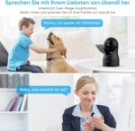 owltron 1080P WLAN Überwachungskamera innen – 360° Bewegungserkennung & Nachtsicht für Babys & Haustiere – Bild 3