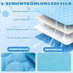 Trawsnew Kühlmatte XXL 150x100cm – Selbstkühlende Hundedecke für Sommer – Bild 4