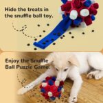 Larimuer Schnüffelball für Hunde – Interaktives Intelligenzspielzeug für kleine & mittlere Hunde – Bild 4