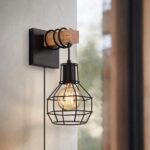Vintage Wandleuchte Liyabber mit Dimmschalter – Industrial Retro Lampe E27 für Innen – Bild 9